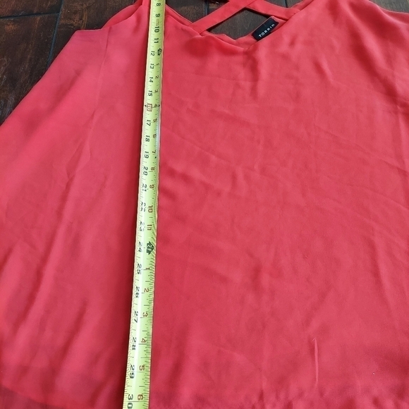 Torrid Coral/Red Lightweight Spaghetti Strap Corsett Top Size 3 (3X) - Picture 3 of 14